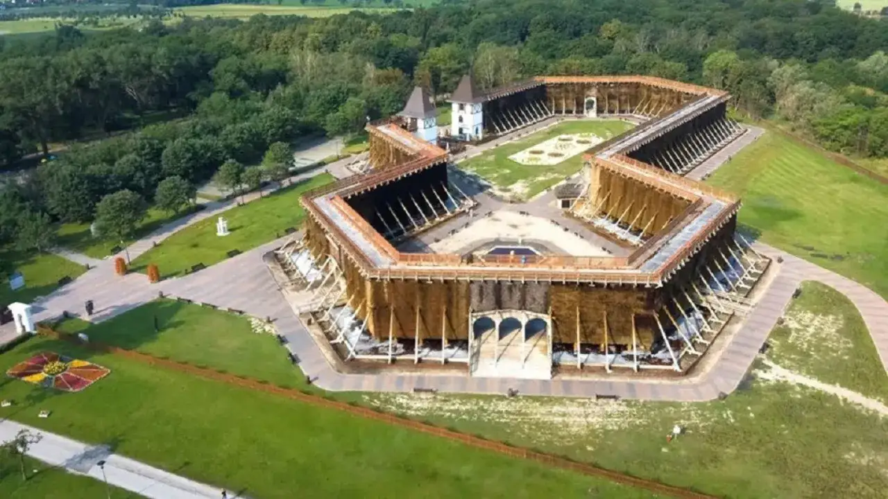 Inowrocław atrakcje: imponujące tężnie solankowe, zielone tereny i zadbane alejki tworzą unikalny krajobraz.